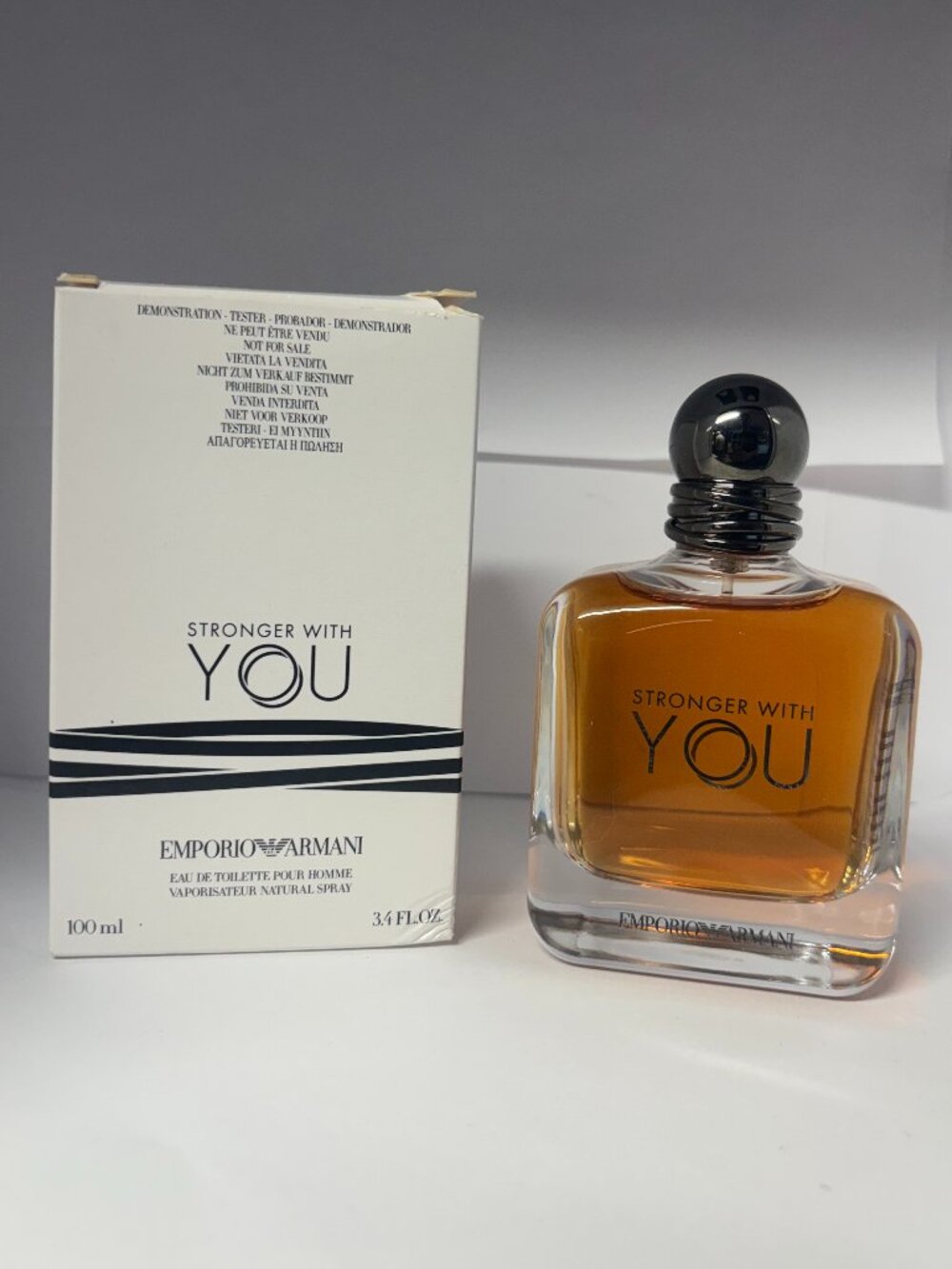 Armani Stronger With You EDT By Emporio Armani New in Tester Box